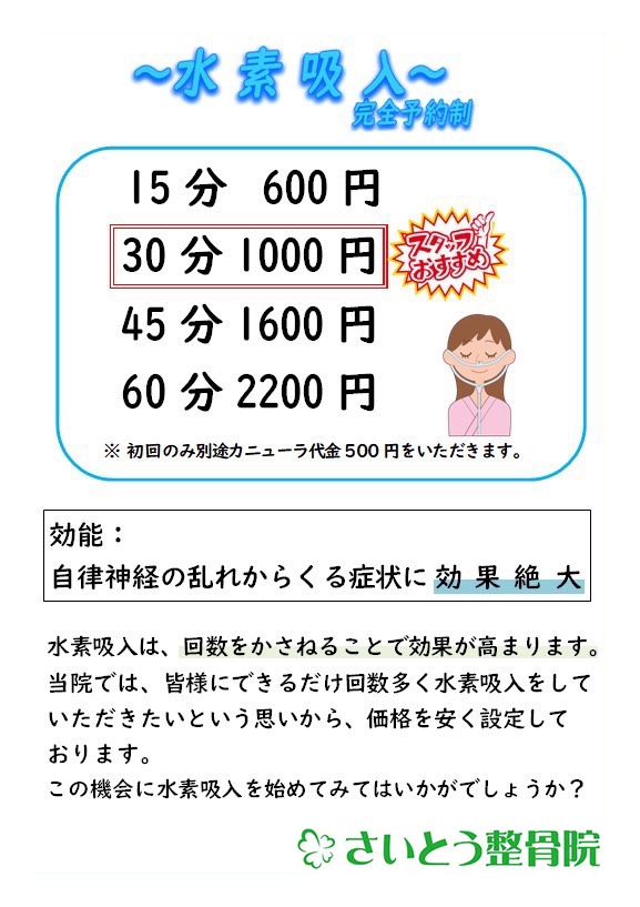 水素吸入価格